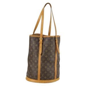 LOUIS VUITTON Monogram Bucket GM Shoulder Bag M42236 LV Auth 155534